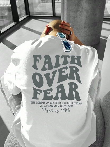 ChainsforChange T-shirt - FAITH OVER FEAR
