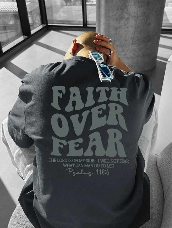 ChainsforChange T-shirt - FAITH OVER FEAR