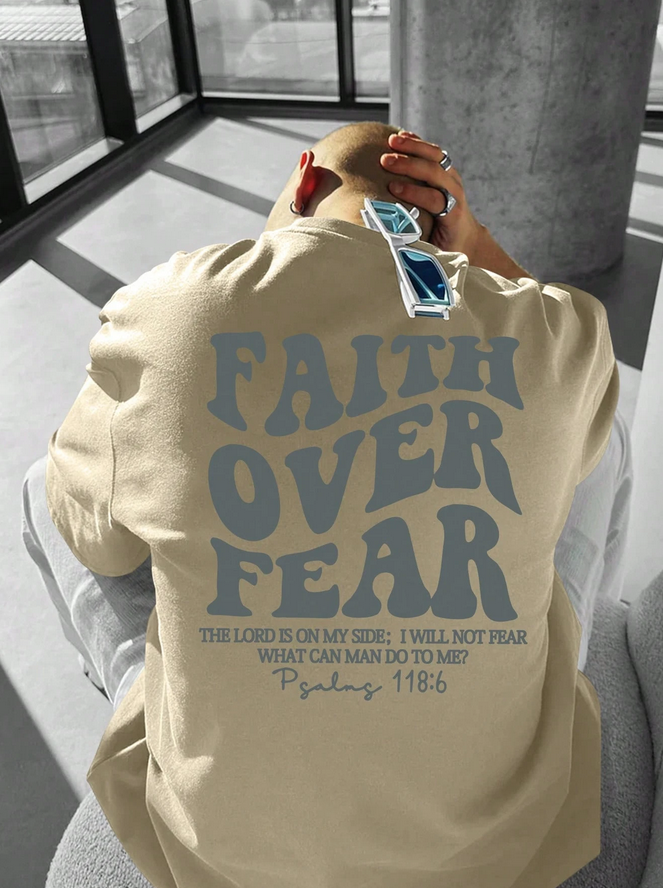 ChainsforChange T-shirt - FAITH OVER FEAR