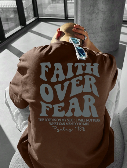 ChainsforChange T-shirt - FAITH OVER FEAR