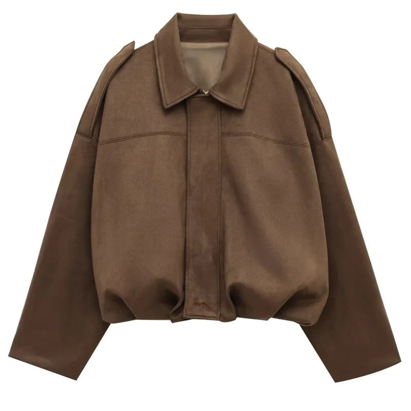 Livea - Suède Bomber Jacket