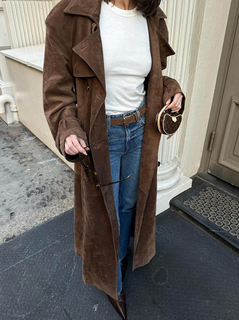 Chloe - Suede Trenchcoat