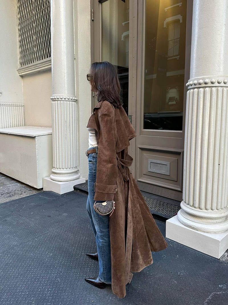Chloe - Suede Trenchcoat