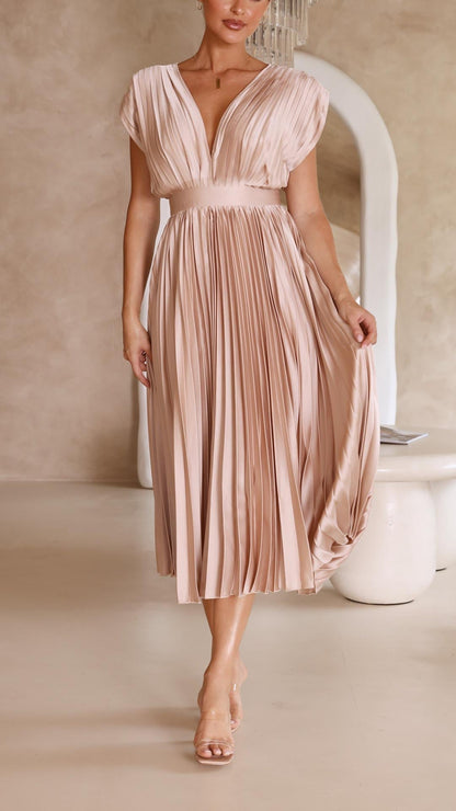 Emma | Deep V-Neck Maxi Jurk
