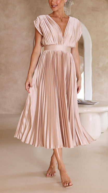 Emma | Deep V-Neck Maxi Jurk