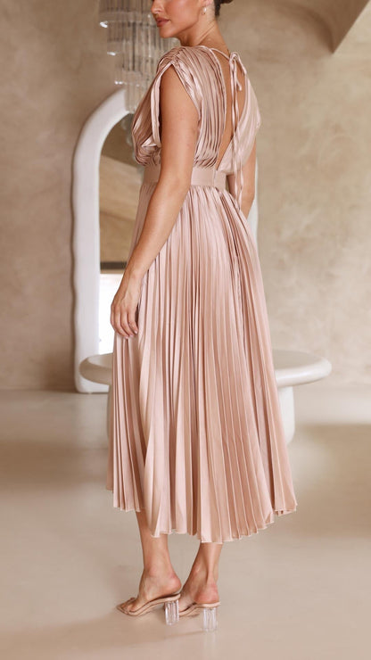 Emma | Deep V-Neck Maxi Jurk