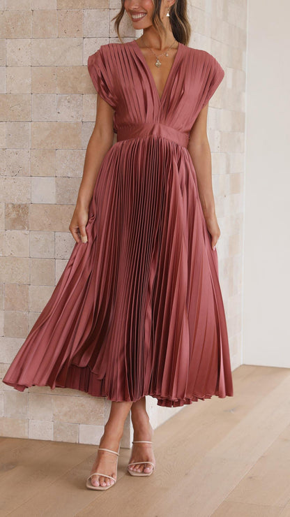 Emma | Deep V-Neck Maxi Jurk