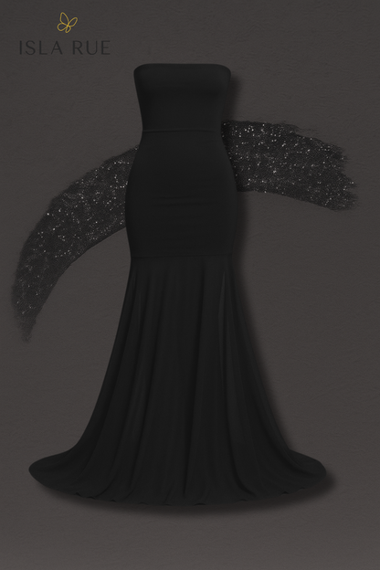 Flowy Mesh Mermaid Dress