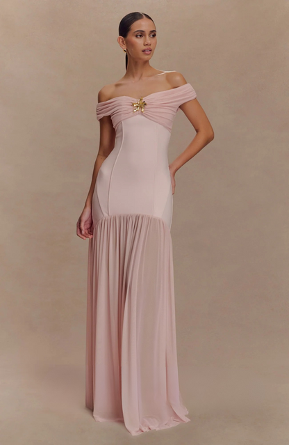 Crepe Maxi Dress