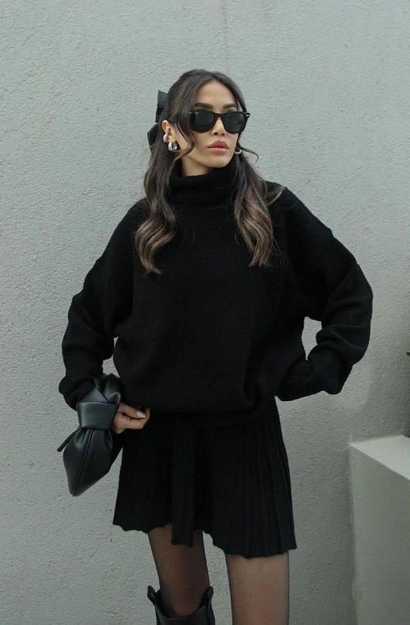 Naomi  | Cozy Knitted Trui en Rok Set