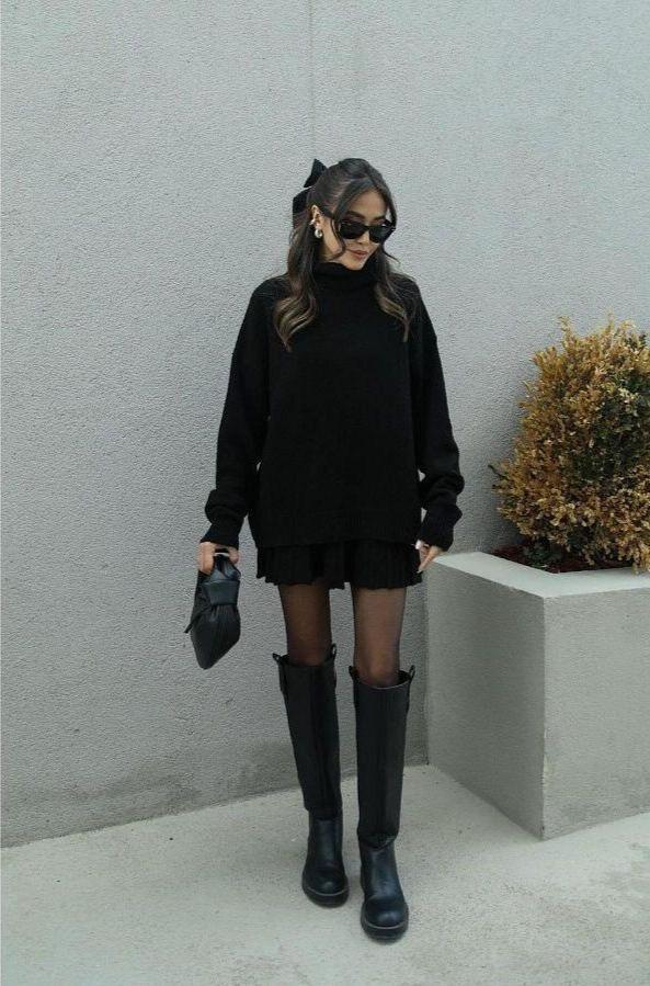 Naomi  | Cozy Knitted Trui en Rok Set