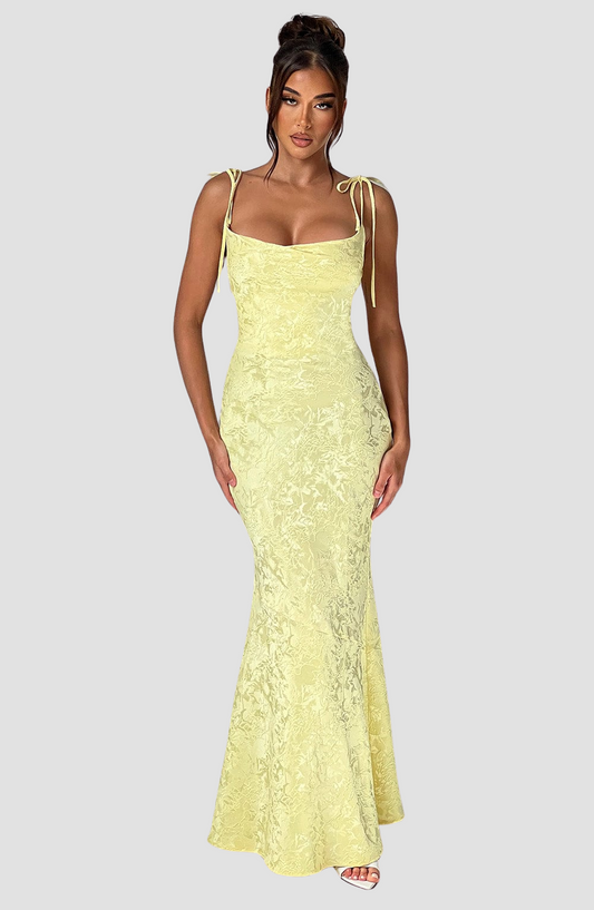 Whitney Maxi Dress - Lemon