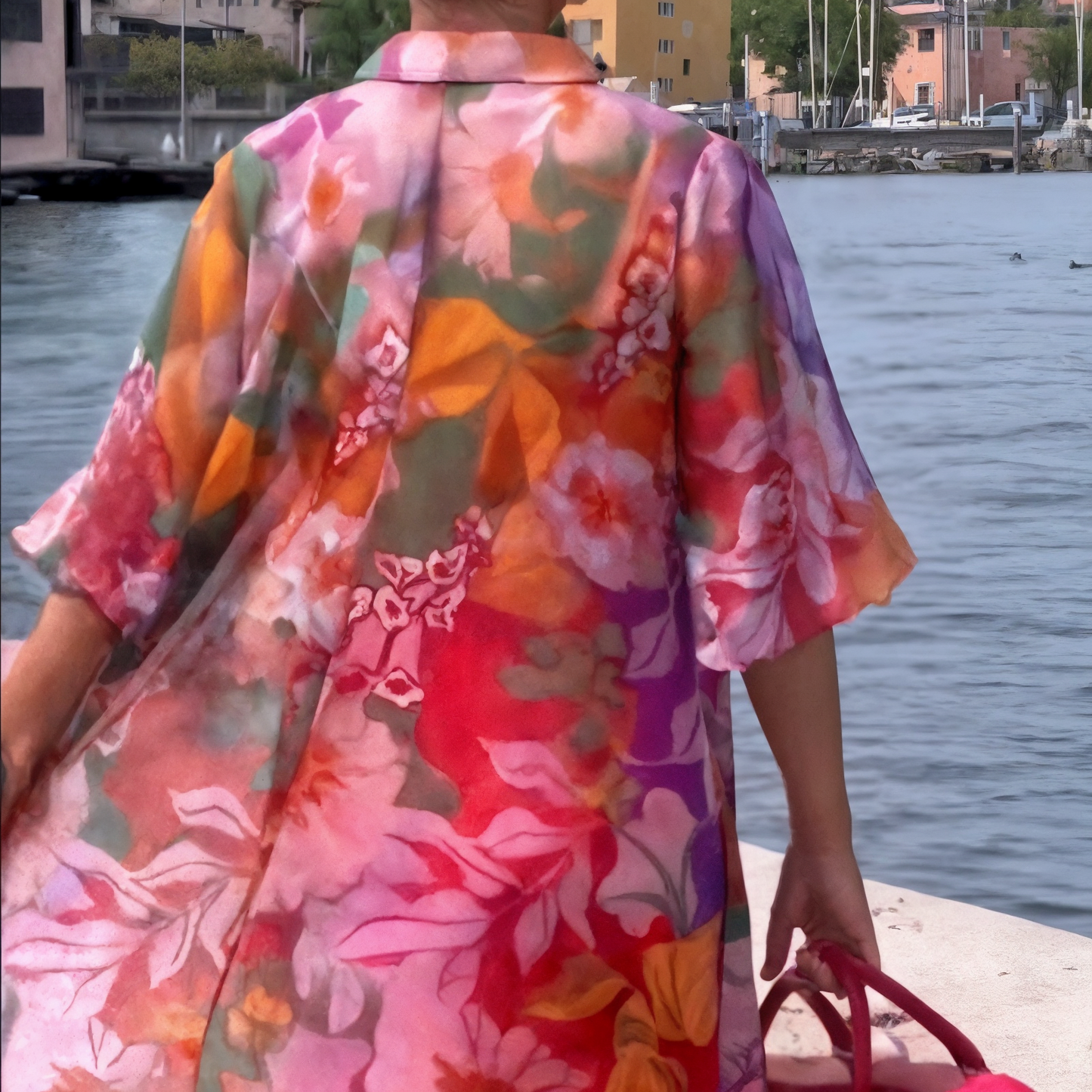 Lisa | Trendy Chiffon jurk