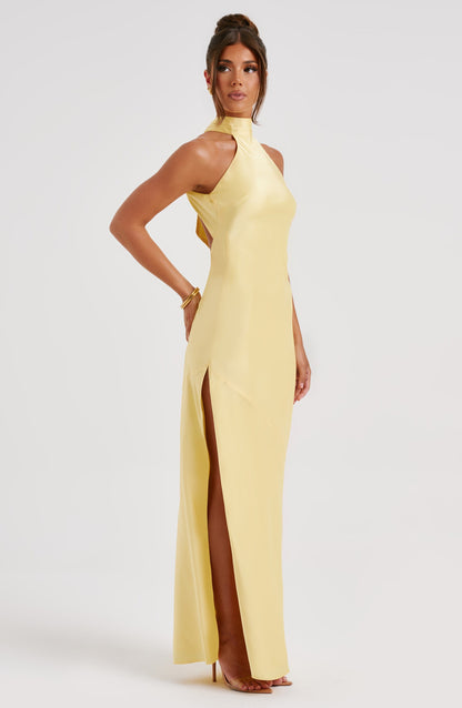 Etta Maxi Jurk - Lemon