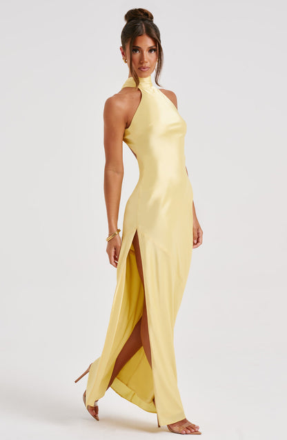 Etta Maxi Jurk - Lemon