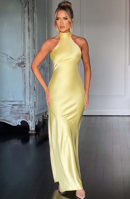 Etta Maxi Jurk - Lemon