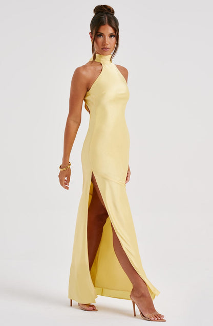 Etta Maxi Jurk - Lemon