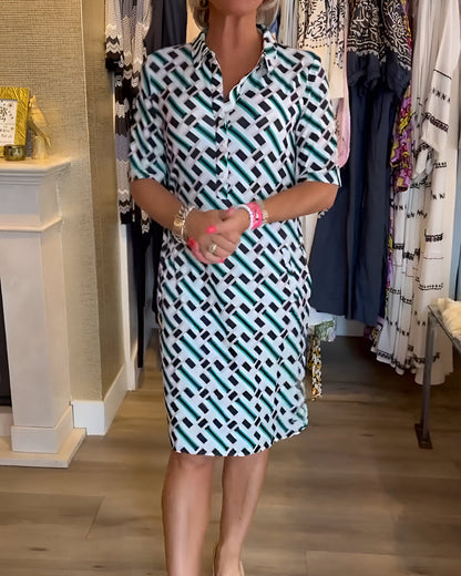 Nora™ | Shirtjurk Met Print