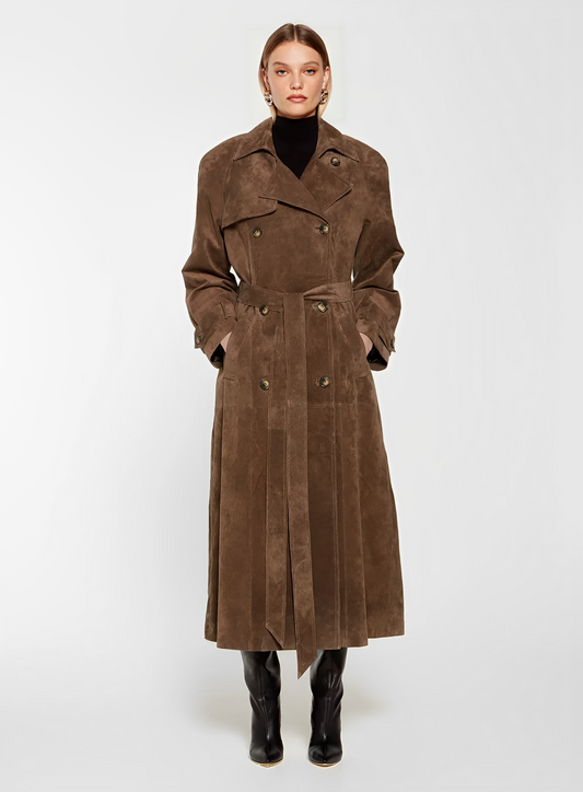 Chloe - Suede Trenchcoat