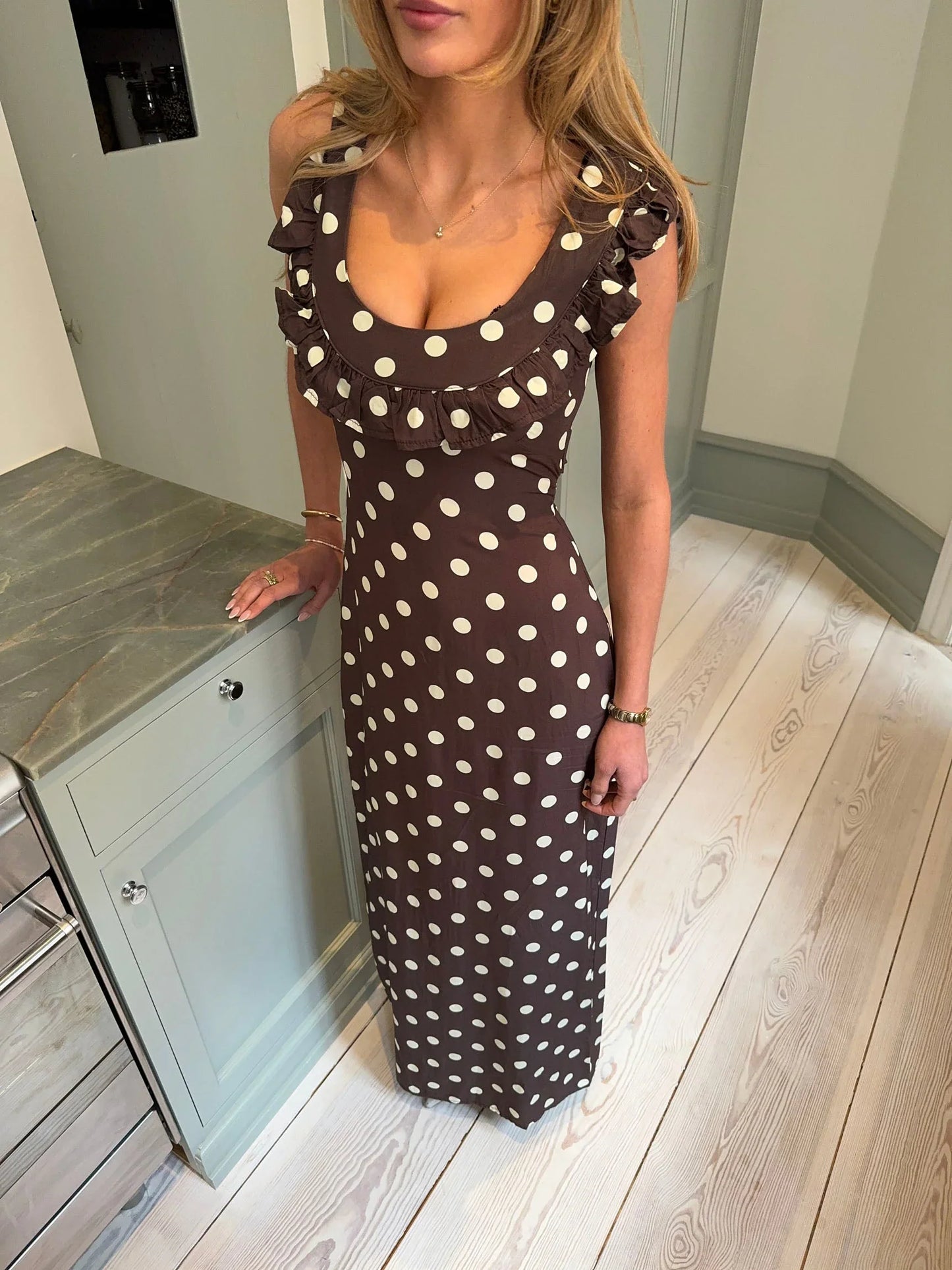 Luna Polka Dot Dress