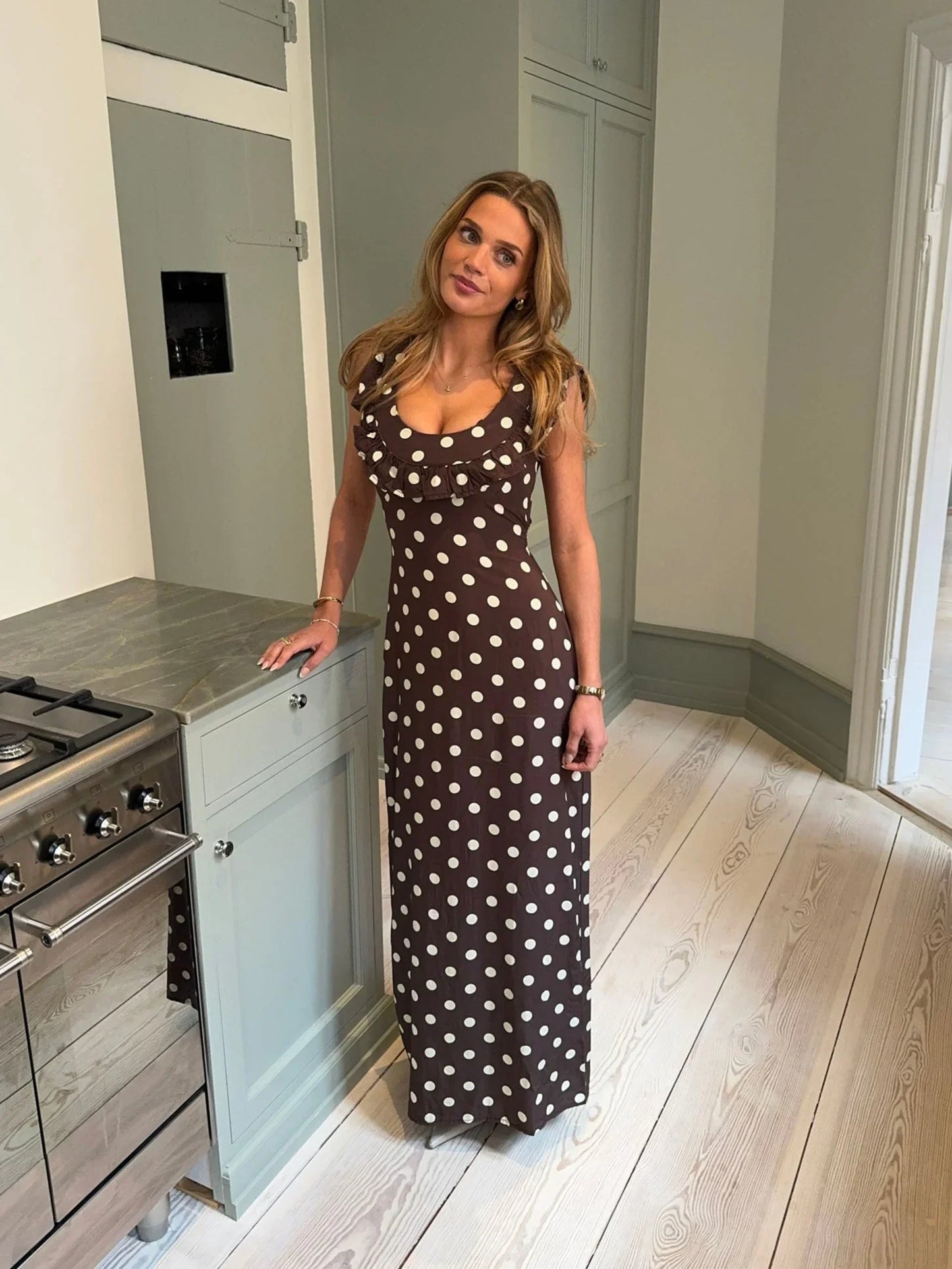 Luna Polka Dot Dress