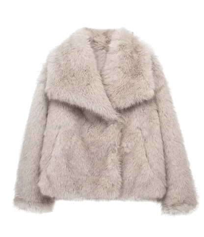 Lunevia | Faux Fur Coat