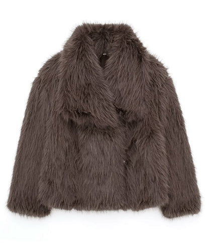 Lunevia | Faux Fur Coat