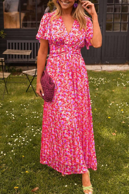 Amélie™ | Robe longue élégante à col en V