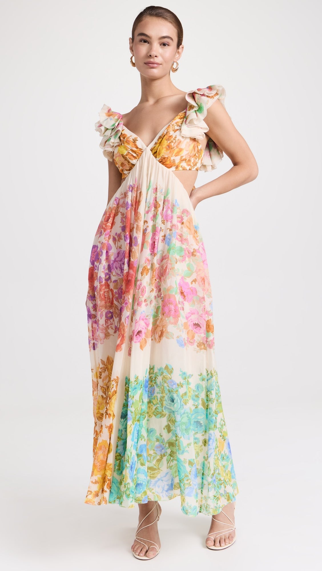 Raie Frill - Midi Jurk