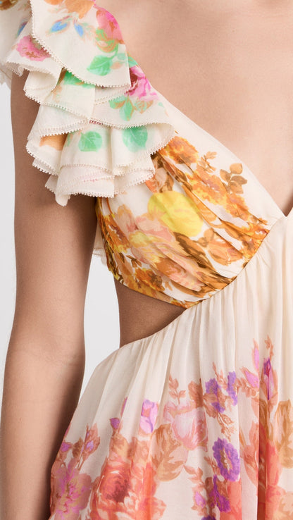 Raie Frill - Midi Jurk